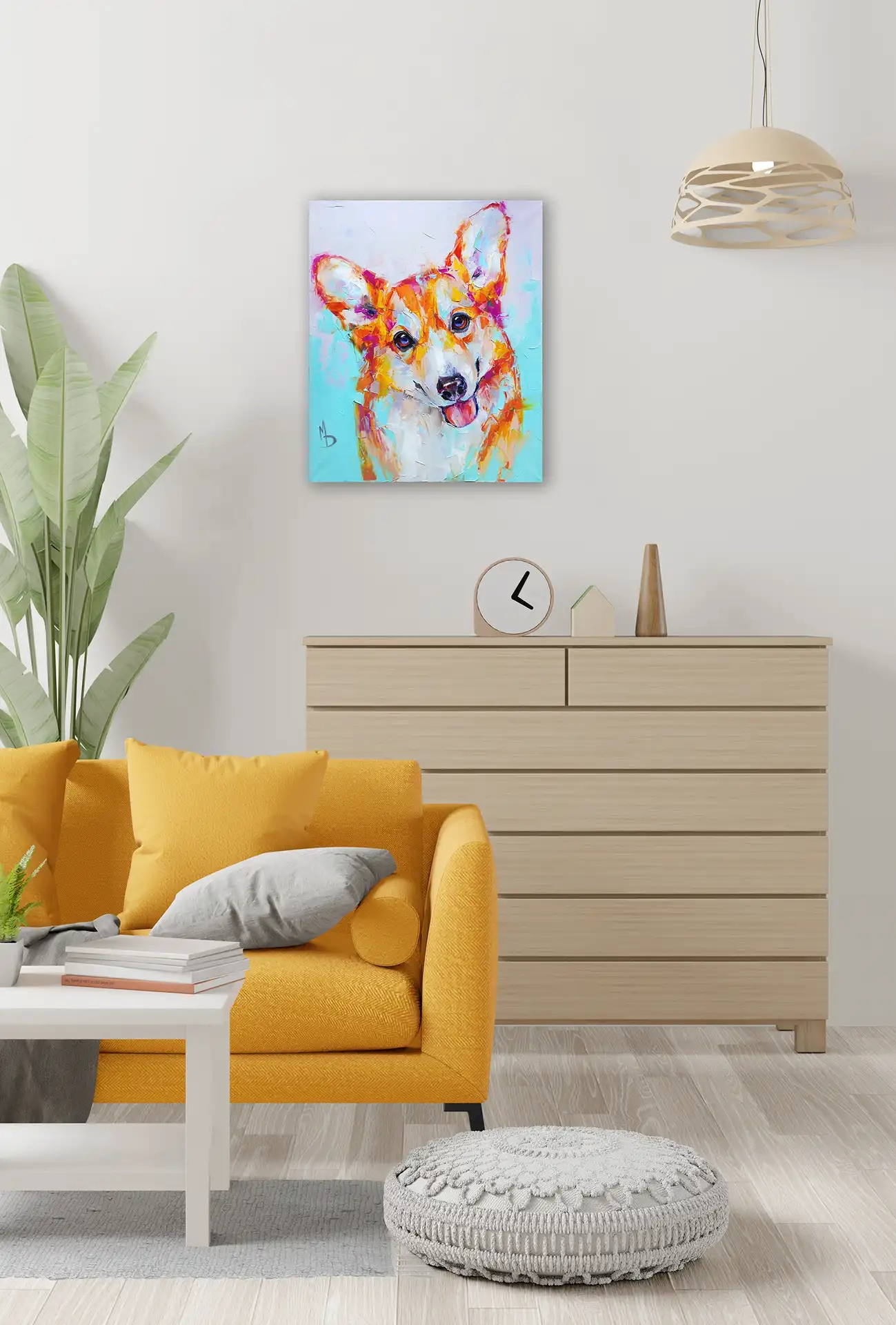 Painting in the interior